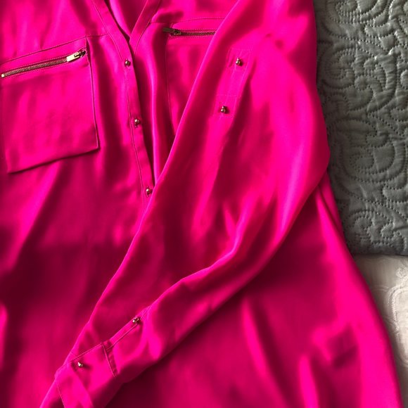 Express hot pink blouse - Picture 4 of 5